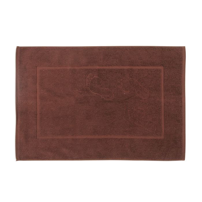 שטיחון אמבט פסיעות חום