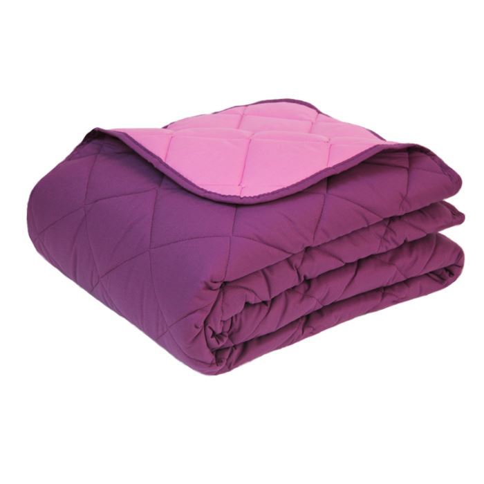 שמיכת קיץ דו צדדית סגול