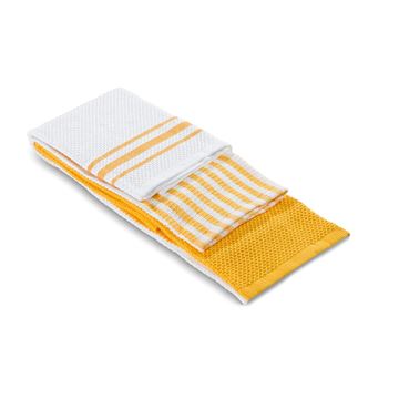 תמונה של מגבת מטבח צהוב