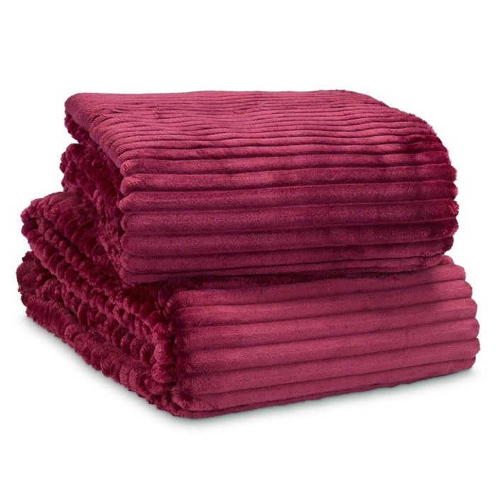 תמונה של שמיכת ריבר בורדו