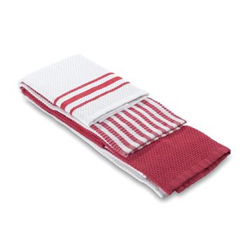 תמונה של מגבת מטבח אדום