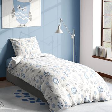 תמונה של דגם ינשופים כחול