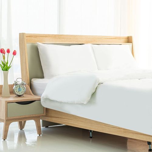מצעים לבנים למיטה זוגית- הכי נקי והכי קלאסי