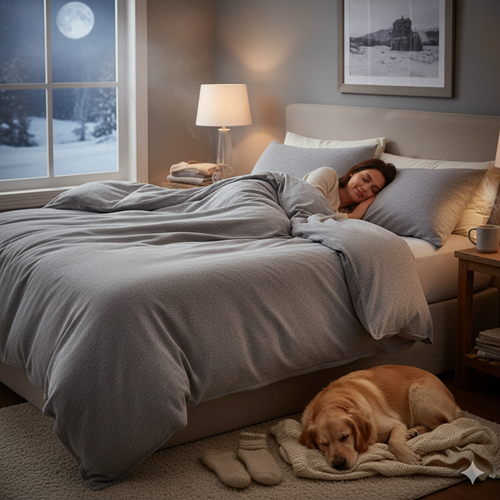 מצעי ג'רסי לחורף: למה הם הבחירה המושלמת לעונה הקרה