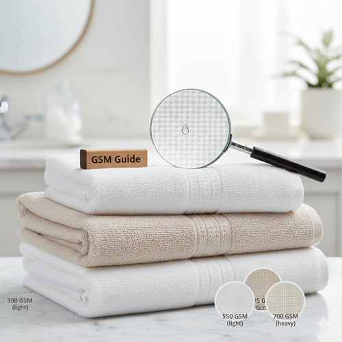 מדריך GSM במגבות: מה זה אומר ואיך זה משפיע על האיכות