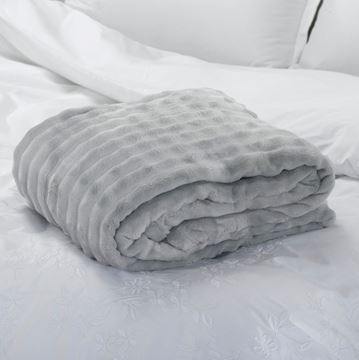 שמיכת נועם אפור