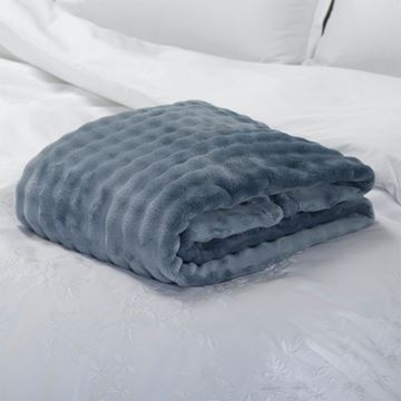 שמיכת נועם כחול