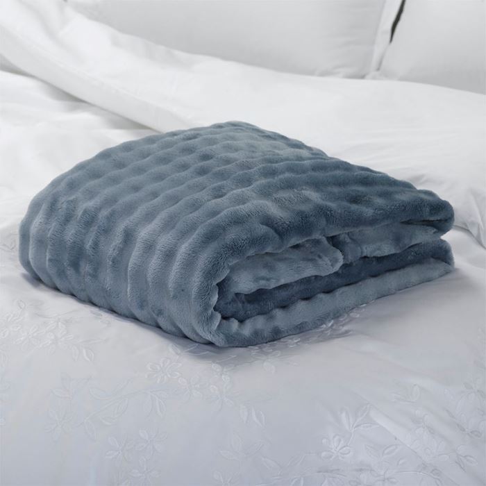 שמיכת נועם כחול