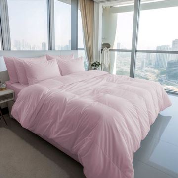 מצעי ג'רסי ורוד בהיר