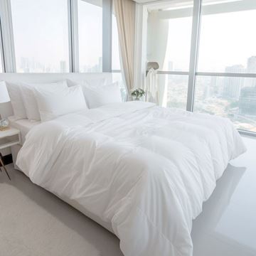 מצעי ג'רסי לבן