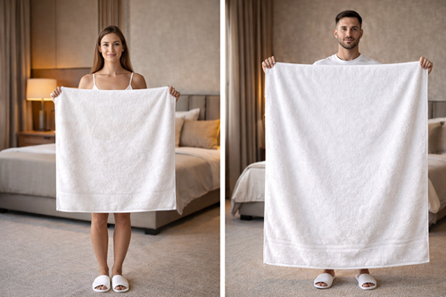 איך לבחור גודל מגבת מתאים לגובה ולמבנה הגוף