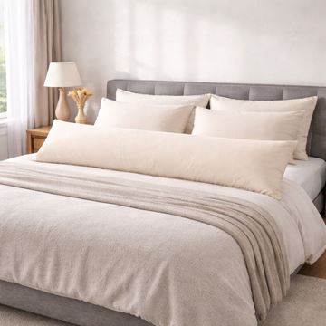 כרית פינוק ג'רסי אוף וויט