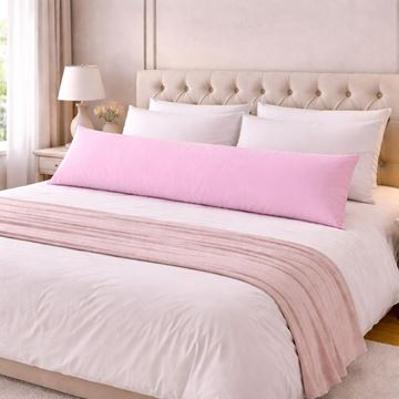 כרית פינוק ג'רסי ורוד בהיר