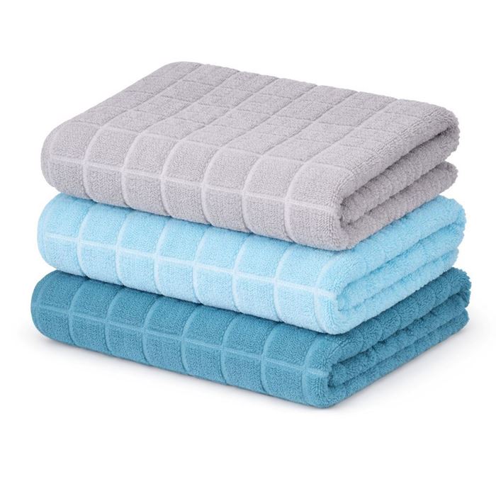 מגבות מטבח משבצות ג'ינס